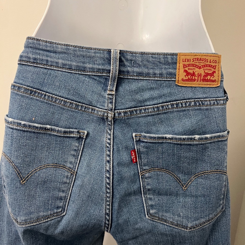 Levi 721 High rise skinny jeans denim stretch 30 x 32